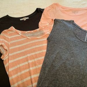 Loft tops short sleeve